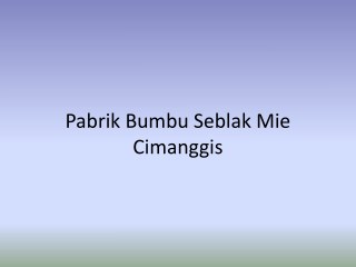 Maknyuss!! 0857.7940.5211, Pabrik Bumbu Seblak Mie Cimanggis