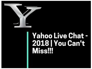 Resolve Your Yahoo Related Issues - Yahoo Live Chat 2018 | You Can't Miss!!