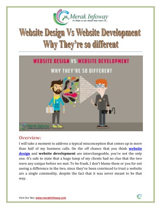 Website Design Vs Website Development Why Theyâ€™re so different