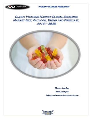 Gummy Vitamins Market