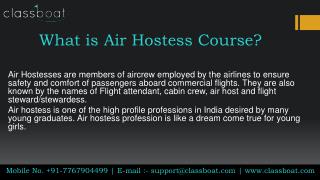 air hostess course in pune