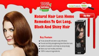 Natural Hair Loss Home Remedies to Get Long, Black and Shiny Hair