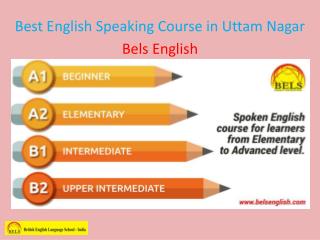 Best English Speaking Course in Uttam Nagar