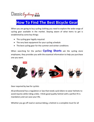 Cycling Gloves | Cycling Socks