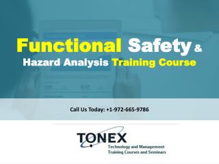 Functional safety and hazard analysis training course