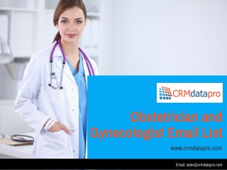 Obstetrician and Gynecologist Email List