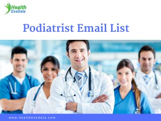 Podiatrist Email List