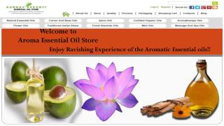 Enjoy Ravishing Experience of the Aromatic Essential oils!!