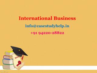 What are the dimensions of international business