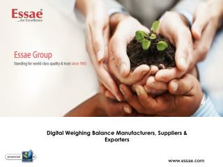 Digital Weighing Balance Manufacturers