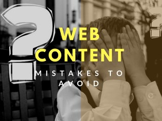 Web Content Mistakes to Avoid