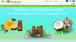 Get Certified Essential Oils From Reputed E-store