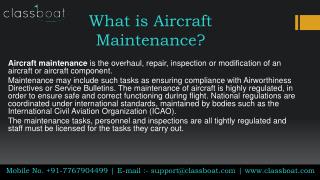 Aircraft Maintenance Engineering Colleges In Pune