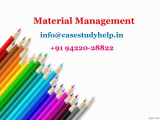 What do you mean by Material planning Explain the factors affecting it.