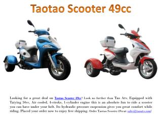 Taotao Scooter 49cc