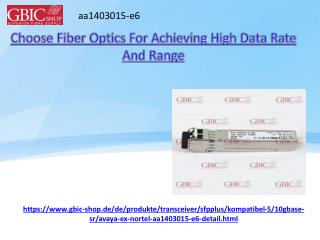 Choose Fiber Optics For Achieving High Data Rate And Range