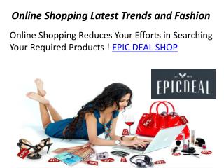 Online Shopping Store - Epic Deal Shop - Up to 75% Off