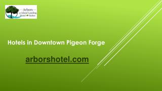 Hotels in Downtown Pigeon Forge