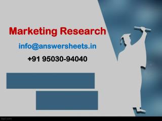 Prepare a suitable marketing research proposal for helping GSL.