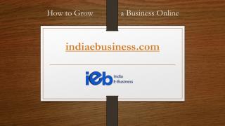 How to Grow a Business Online