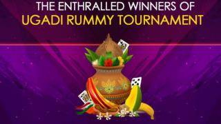 The Enthralled Winners of Ugadi Rummy Tournament