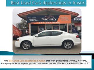 Best used cars dealerships in Austin