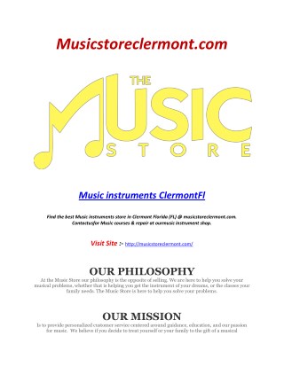 Music shop Clermontfl