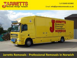 Jarretts Removals - Professional Removals in Norwich