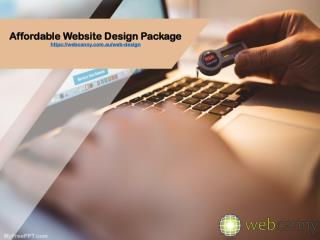 Affordable Website Packages and Cheap Web Design