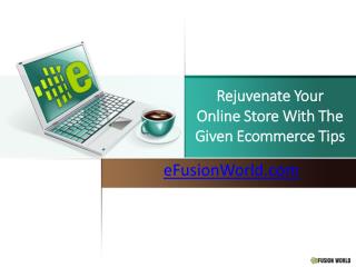 Online Ecommerce Store Design Tips