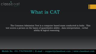 Cat classes in pune