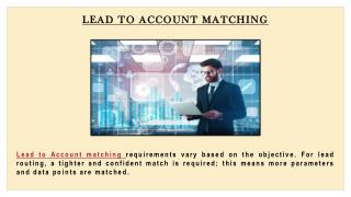Lead to account matching