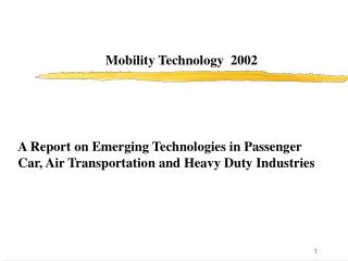 Mobility Technology 2002