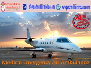 Get Economical Fare Air Ambulance Service in Bangalore and Dibrugarh by Panchmukhi