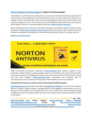 Norton Internet Security Setup | Technical Support Number