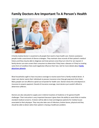 family physicians phoenix