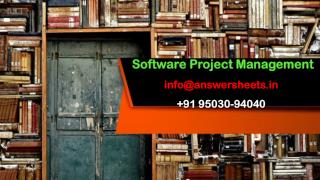 Write a case study of a Software Project Management System for an automated education system which contains the requirem