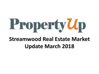 Streamwood Real Estate Market Update March 2018