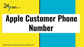 Apple Customer Phone Number
