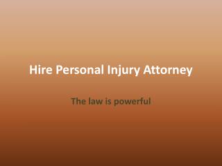 Personal Injury Lawyer - Find One with Specialization in Automobile Accidents