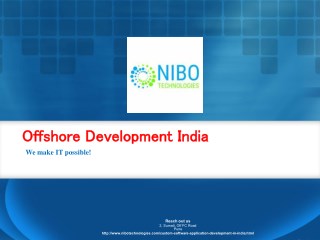 Offshore Development Center India,Offshore Development Center - NIBO Technologies