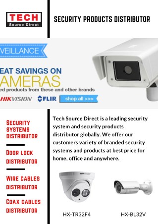 Security Products Distributor