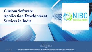 Custom Software Application Development Services in India - NIBO Technologies