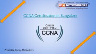 ccna training institute in bangalore - ip4 networkers