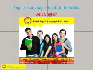 English Language Institute In Noida