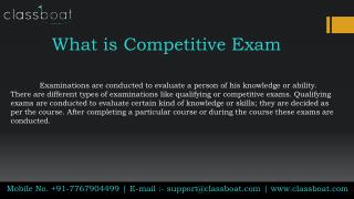 Best competitive exam courses in pune