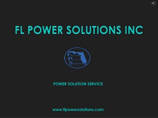 Backup Generator for Residential - Florida Power Solution Inc
