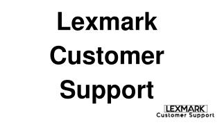 Lexmark Customer Support