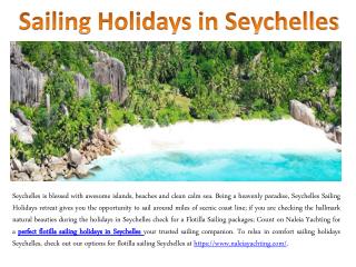 Sailing Holidays in Seychelles