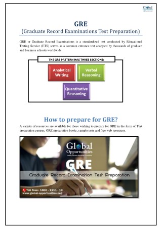 How to prepare for GRE Test?